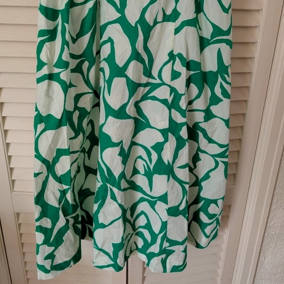 NWT a new day Green & White Midi Sundress - Picture 4 of 7